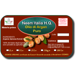 Olio di Argan Puro 1L e 5L | Neem Italia