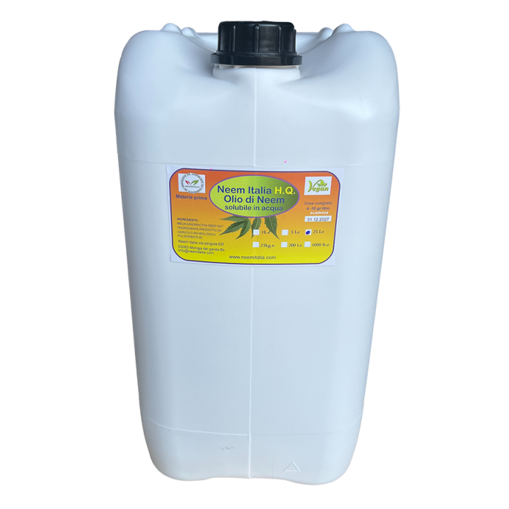 Olio di Neem Solubile 1L, 5L e 25L | Neem Italia