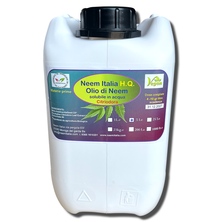 Olio di Neem Solubile Citriodora | Neem Italia