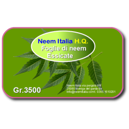 Foglie di Neem Sbriciolate 3,5 kg | Neem Italia