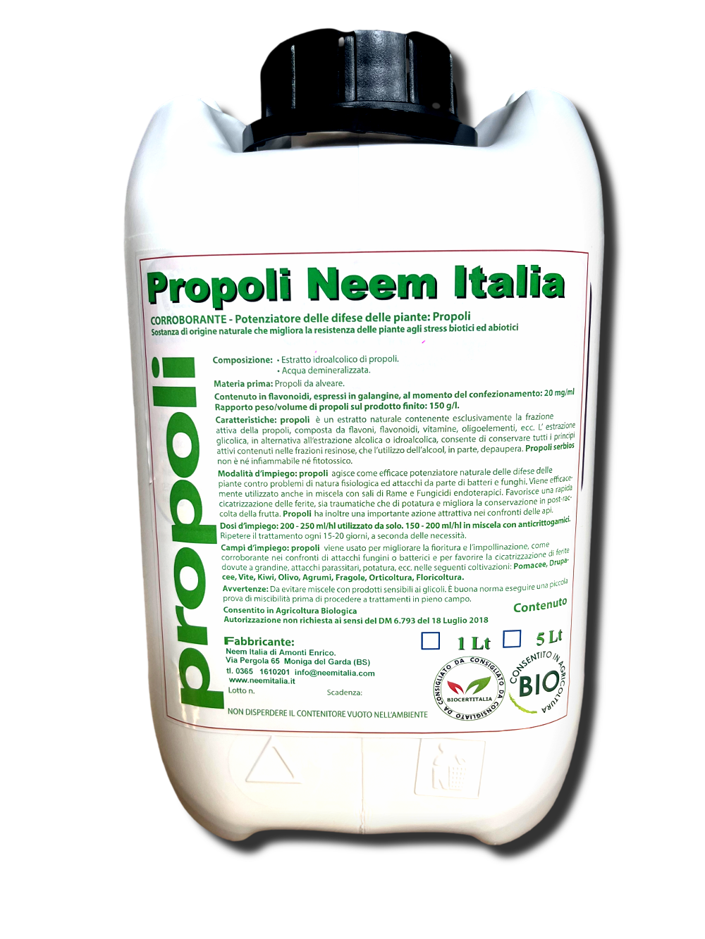 Propoli Neem Italia formato 5 litri