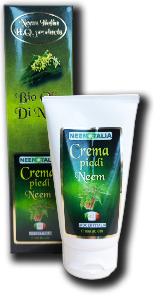 Crema piedi all'olio di neem