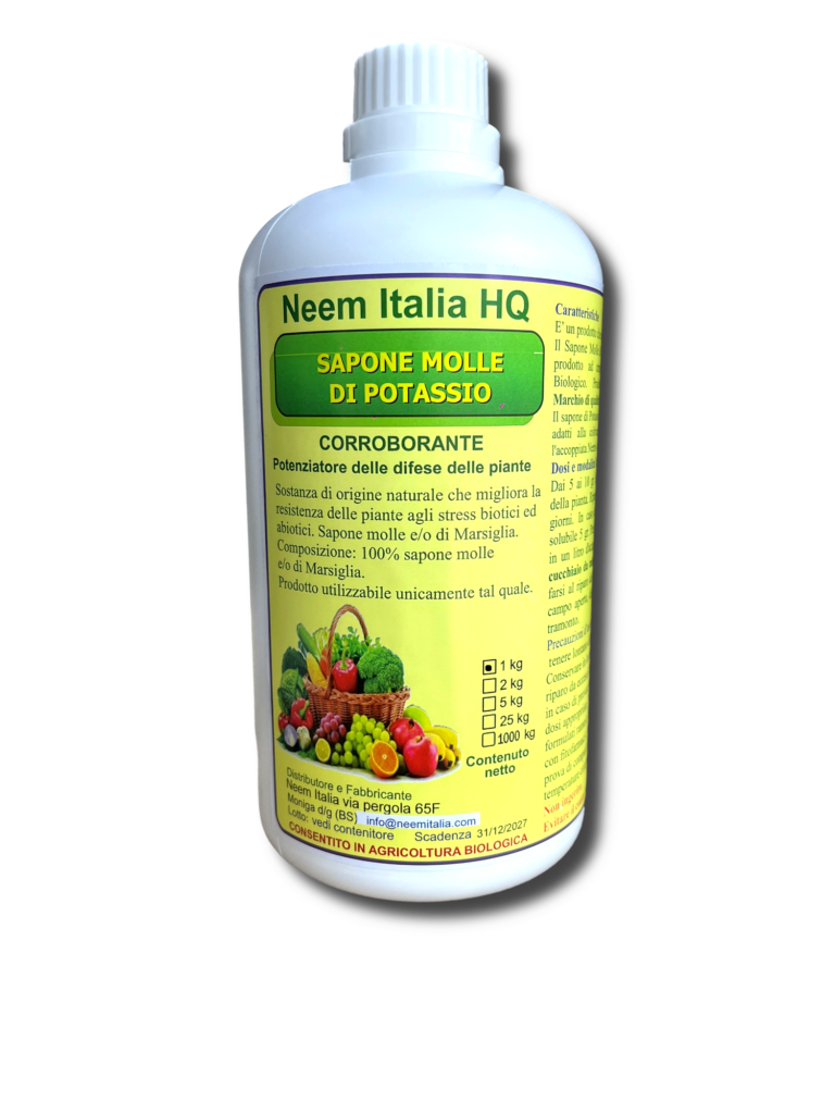 Sapone molle di Potassio Neem Italia formato 1 kg